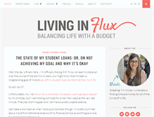 Tablet Screenshot of livinginflux.com